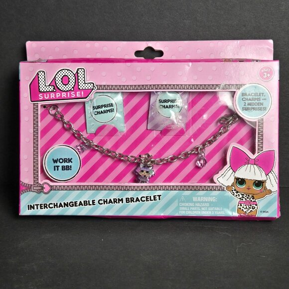 LOL Surprise! Other - LOL Surprise! Interchangeable Charm Bracelet With 3 Charms (2 Surprises)